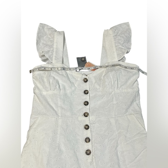 GB | Gianni Bini | Ivory Cropped Jumpsuit | NWT! - Picture 7 of 10